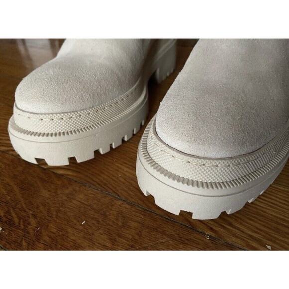 Anthropologie: SHOE THE BEAR Cream Leather 'Iona' Chelsea Boots sz 39 (sz 8 US) - Picture 4 of 12